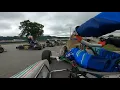 KA100 Sr Road America passing 20 karts in 2 laps