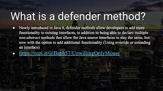 Java Interfaces and Enumerators