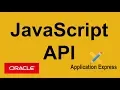 Oracle APEX - JavaScript API