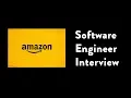 Coding Interview Software Engineer Manager Amazon Part 1
