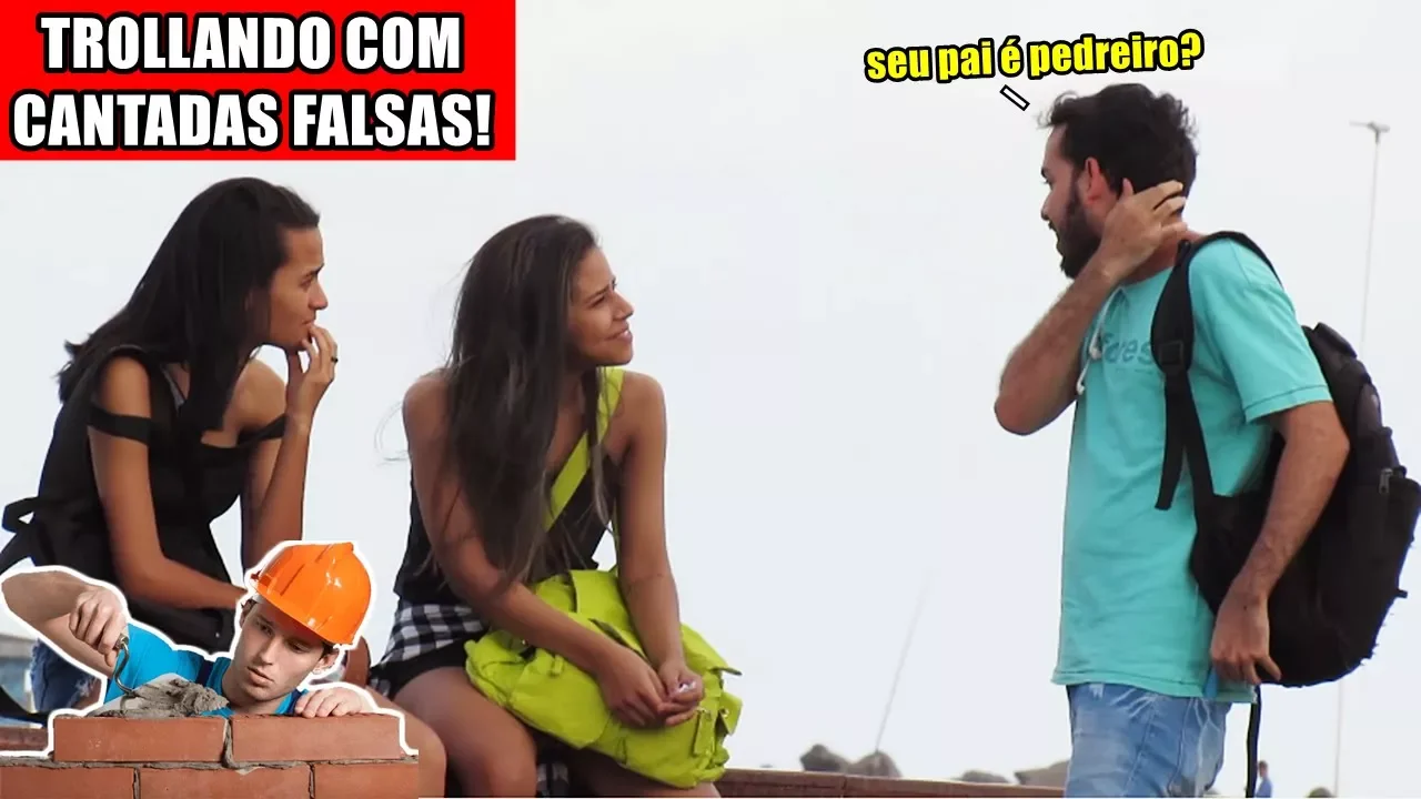TROLLANDO MULHERES COM CANTADAS FALSAS: MANDE A SUA #80