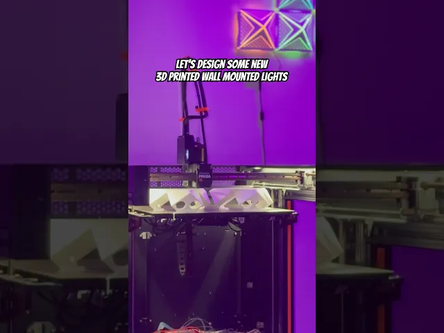 Jano-Leafs 4.0: 3D Printed Wall Mounted LED Panels (Interwoven) video thumbnail