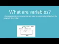 JAVA PROGRAMMING 1 - VARIABLES KISWAHILI