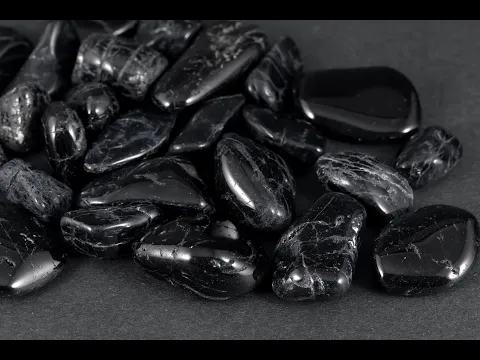 ブラックトルマリン 磨き石 詰め合わせ 100g｜天然石 通販 キラリ石