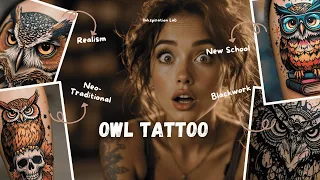 Owl Tattoo Ideas for Men Women Stunning Designs for Arms Chest More
