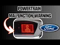 How To Fix Ford Powertrain Malfunction Warning 2026