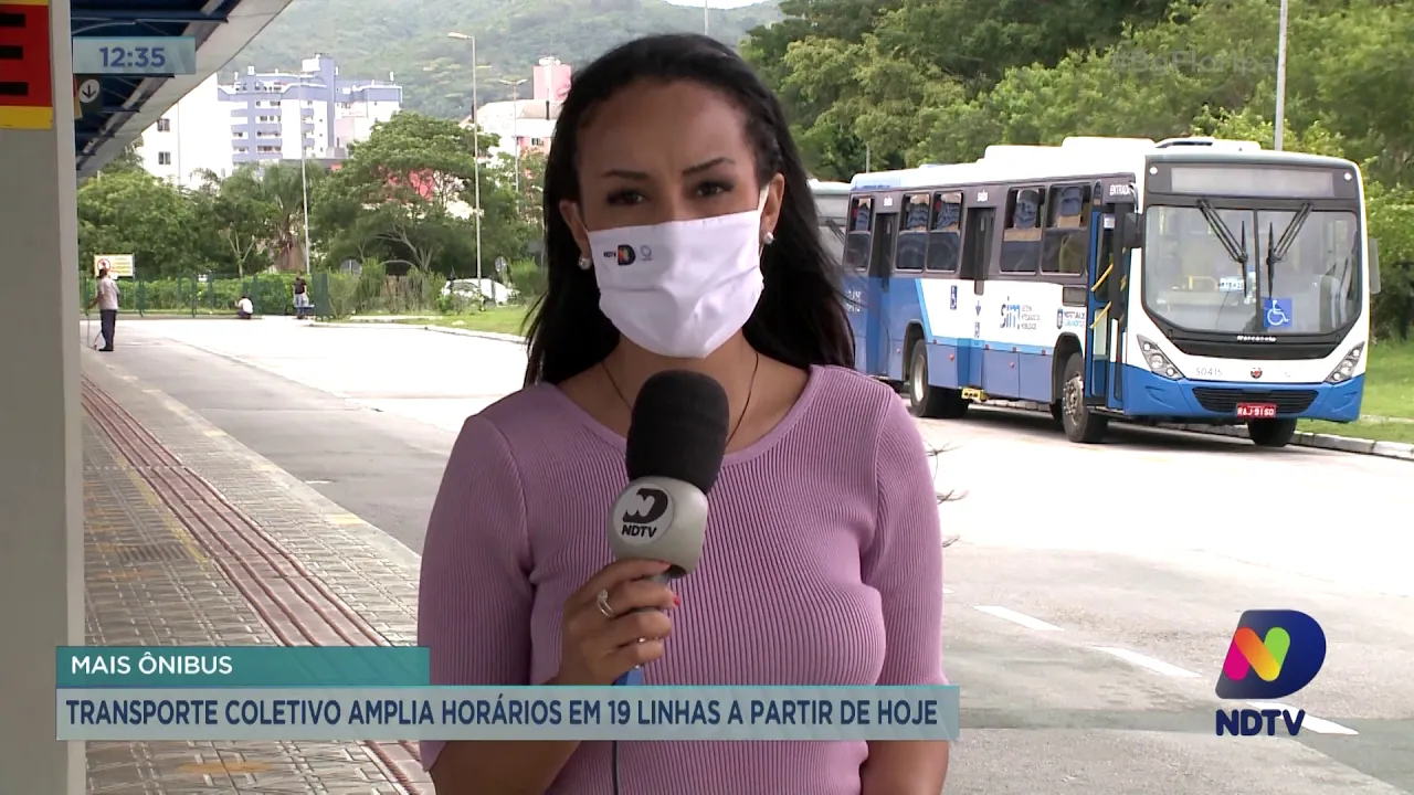Florianópolis: transporte coletivo amplia horários em 19 linhas a partir desta segunda-feira