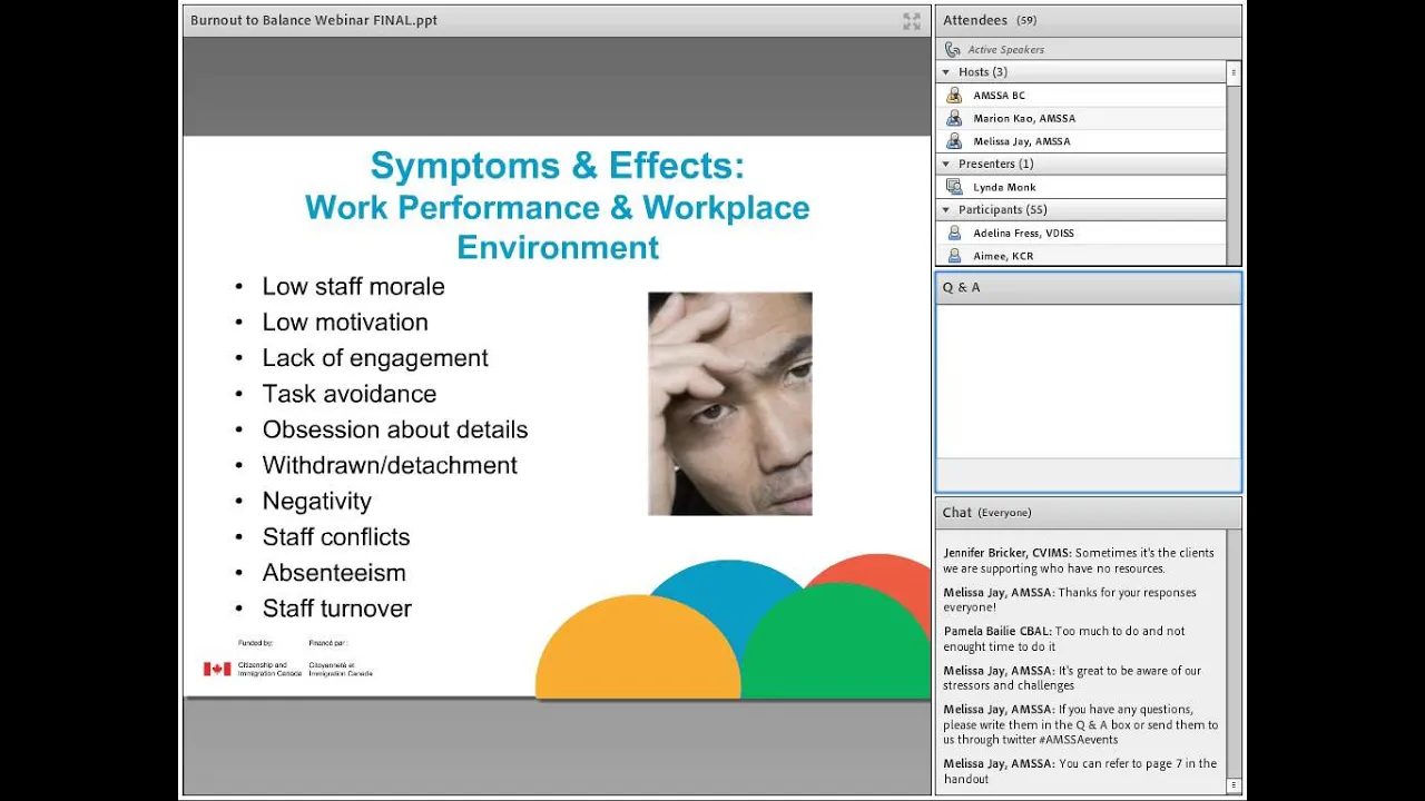 AMSSA Webinar: Burnout to Balance