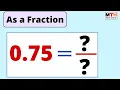0 75 as a fraction simplest form