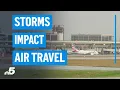 Storms trigger ground stop at DFW Airport as cold front moves in