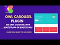 Owl Carousel Slider jQuery Plugin Owl Carousel with Bootstrap4 Bootstrap5 Owl Carousel Tutorial