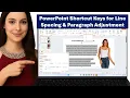 PowerPoint Shortcut Keys for Line Spacing Paragraph Adjustment