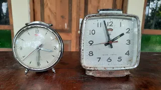 cara kerja jam weker jadul tanpa baterai jam antik five rams