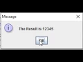 Taking GUI Input from The User Java