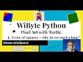 3 Pixel Art with Turtle Why do we need a for loop Usage to create a row of squares