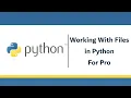 Create Delete Rename Write Read files with python in 2 minutes