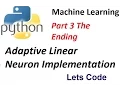 Adaptive Linear Neuron Classifier Implementation in Python Part 3