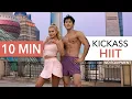 10 MIN KICKASS HIIT - Boxing Kicking Cardio Workout