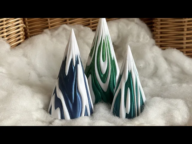 Snowy Lawren Trees - Large video thumbnail