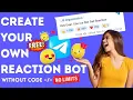 How to Create Unlimited Auto Reaction Bot on Telegram Without Coding Full Tutorial