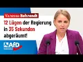 Download Lagu 12 Lügen der Regierung in 35 Sekunden abgeräumt! – Vanessa Behrendt (AfD)