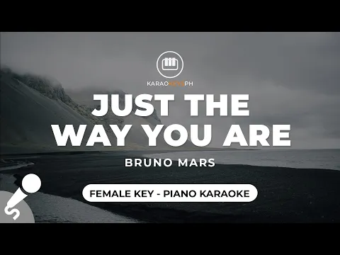 Download MP3 Just The Way You Are - Bruno Mars (Female Key - Piano Karaoke)