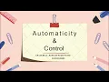 Automaticity Control Week 9