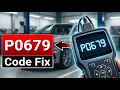 How To Fix P0679 Code - Cylinder 9 Glow Plug Circuit
