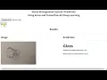Web application for waste classification