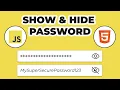 Show Hide Password Toggle using HTML CSS JavaScript