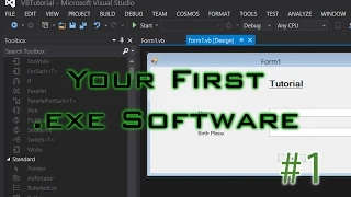 Visual Studio Tutorial - Your Very First exe Software