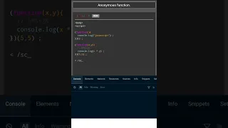 Anonymous function Javascript