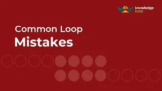 Common Loop Mistakes to Avoid ICSE Computer Applications Java BlueJ
