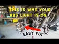 ABS and Traction Control Light On Jeep Wrangler EASY FIX TUTORIAL