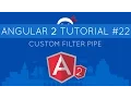 Angular 2 Tutorial - Custom Filter Pipe