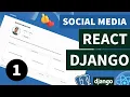 React Django Social Media Portfolio Project Set up User Profile