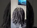 Permanent Loc Extensions for Men from happilynappy com