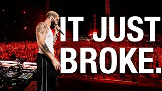 My biggest show... and then the mixer broke