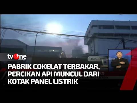 Diduga Korsleting Listrik, Pabrik Cokelat di Bandung Terbakar Hebat