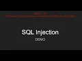 SQL Injection Demo - Hack the Box Appointment machine