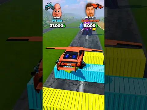 Noob sur Pit Bike vs MrBeast sur Balai Volant ! Qui gagnera ?
