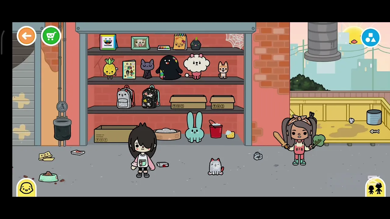 trying the new microphone feature that makes you talk in toca boca!
