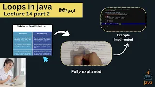 while loop and do while loop in java