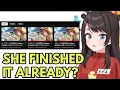 Subaru's reaction to Korone finishing Pokémon Legends: Z-A after it was just released