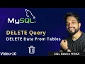 - 10 MySQL DELETE Query How to Delete Data from Database MPrashant