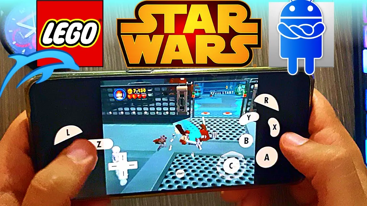 Lego Star Wars The Video Game Gamecube Android - Dolphin Emulator Mobile - Gameplay - 2022