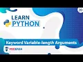 Python Keyword Variable-length Argument Tutorial in Hindi Urdu