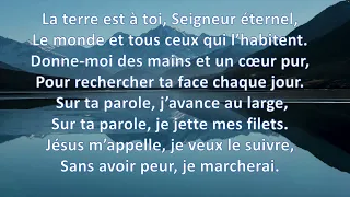 SUR TA PAROLE JÉSUS -1 Corinthiens 3, 18-23; Psaume 23 (24), 1-6; Matthieu 4, 19; Luc 5, 1-11.