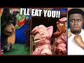 JEFFY THE BIG BAD WOLF SML Movie Three Little Pigs Reaction