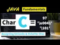 Unicode Octal Program with CHAR In JAVA Basic Programs Core Java Programs with Output